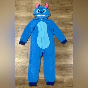 Disney Stitch Footies One Piece Cozy Loungewear